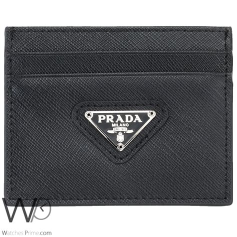 prada mens wallet card holder|prada wallet price list.